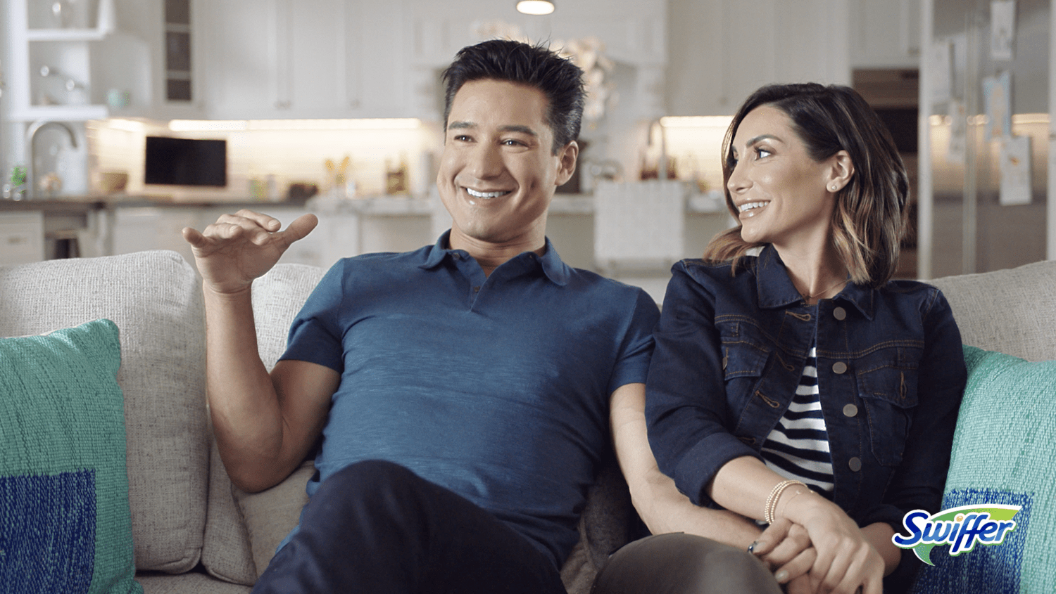 Mario Lopez and Swiffer, a branded spot directed by William J. Stribling for Time Inc.